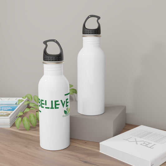 BELIEVE Stainless Steel Water Bottle