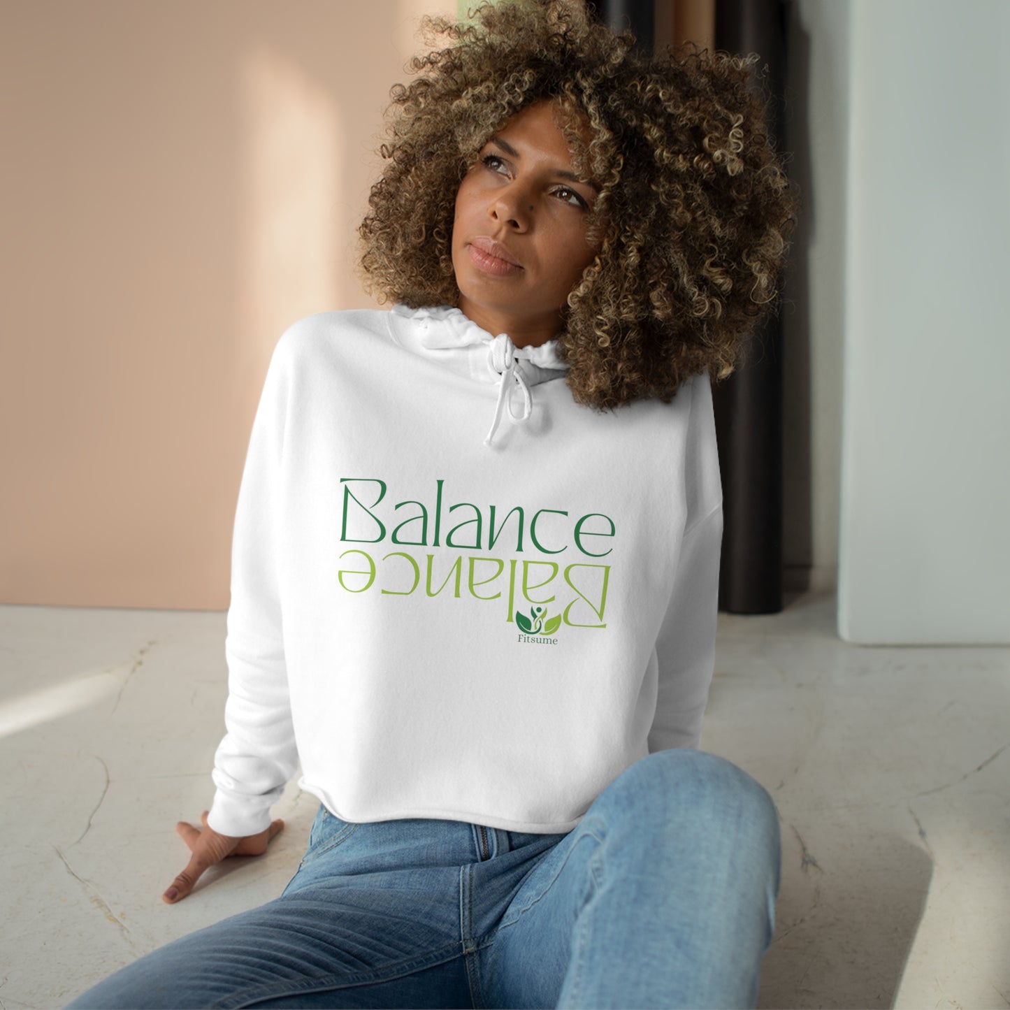 BALANCE Crop Hoodie
